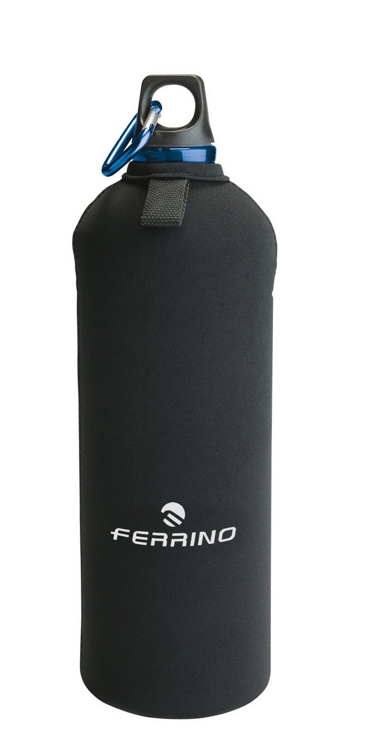 Ferrino ALU Drink with Cover Camping and Hiking, Adults Unisex, 1 Liter