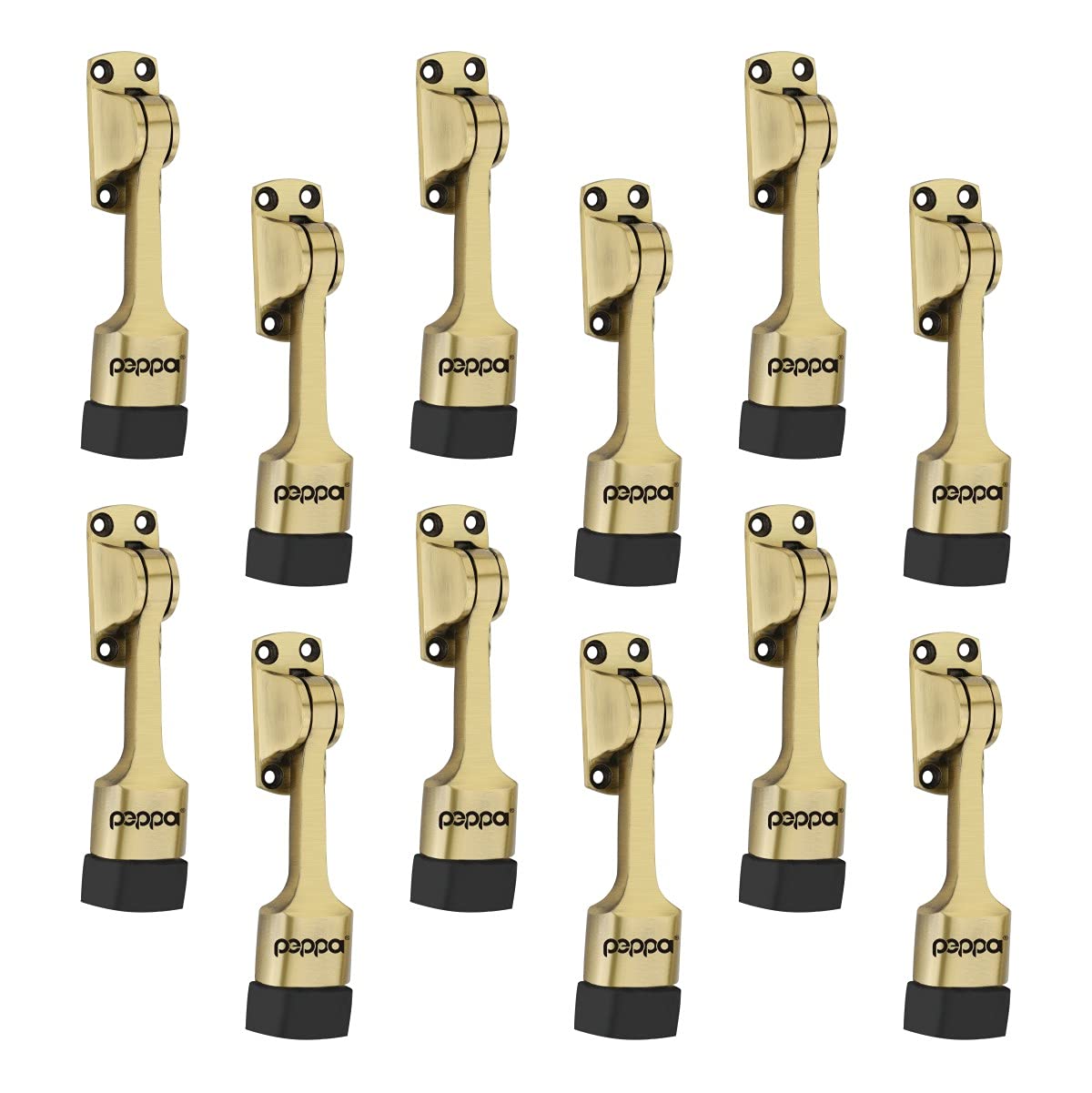 Peppa™ Antique Brass Finish Door Stopper 5"-125mm-(12 Piece) (B09FQ4TPQ7) Amazon Price History, Amazon Price Tracker