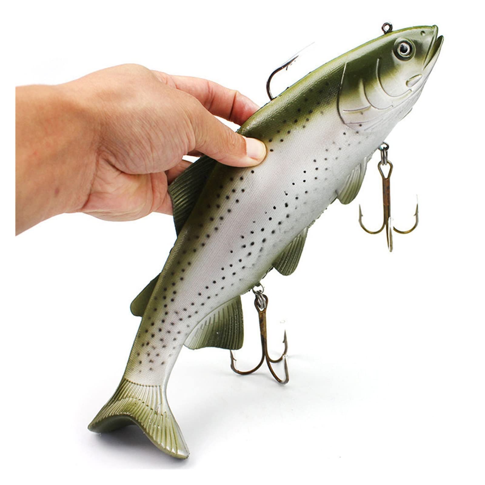 XILILHC 1 Pz 20 Cm/30 Cm Pesca in Mare di Grandi Dimensioni Simula Un Richiamo Morbido | Esche artificiali Crank Bait