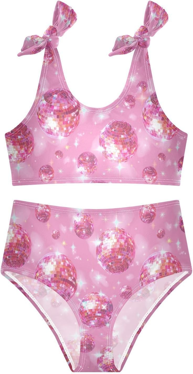 Dussdil Girls Tankini Bikini Sets of 2 Piece Bathing Suits Swimsuits for Girl Kids