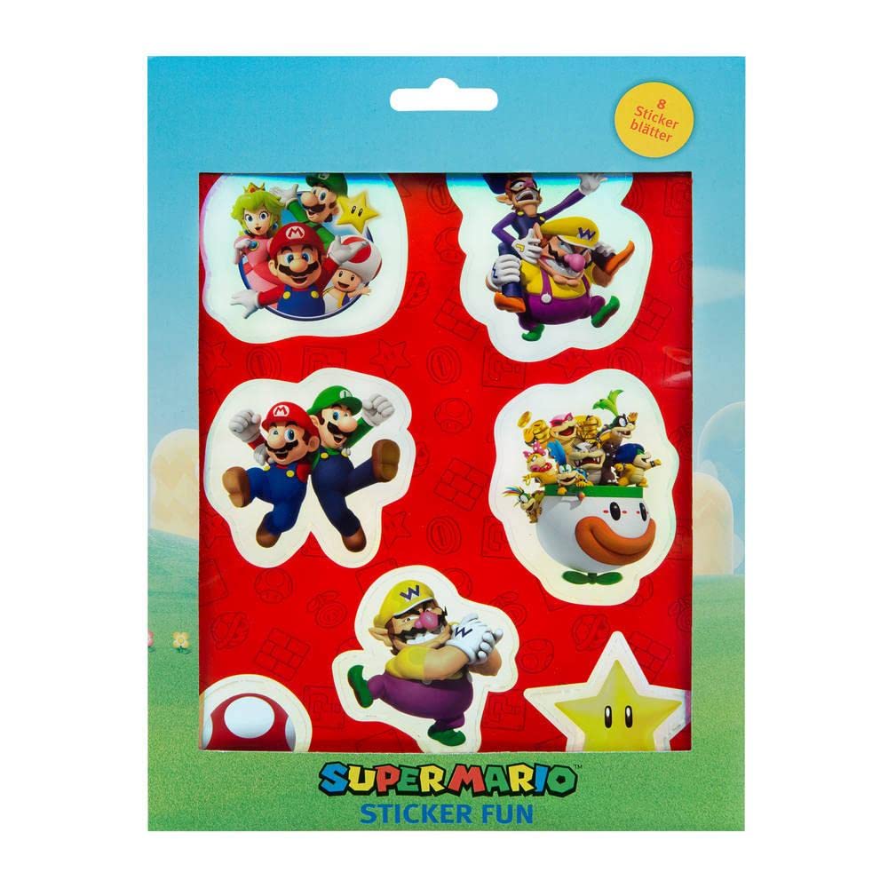 Undercover 1411SUMB0061 UND Super Mario - Set di adesivi