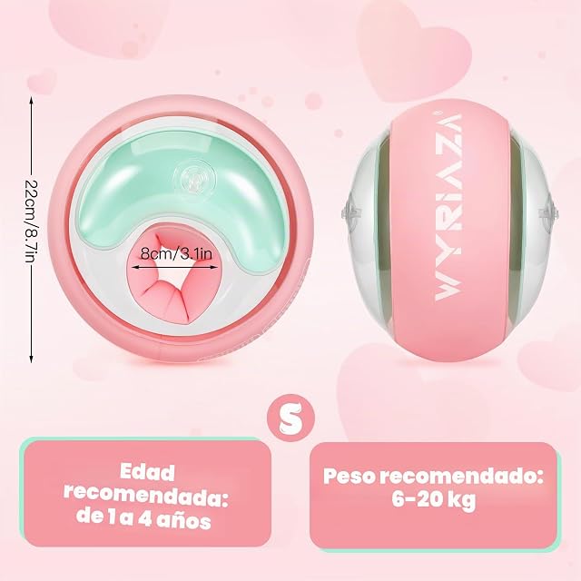Foto 6 de 6 de WYRIAZA Manguitos Piscina Niño, Manguitos Bebe 2-6 Años, 6-20Kgs| Manguitos con 3 Airbags Independientes (S