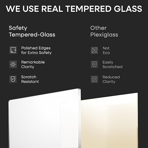 Vista 7 de Homeforia - Portarretratos de 18x24 pulgadas, de alta gama, marco de 18x24 con paspartú para fotos de 16x20, marcos para colgar de 24x18, vidrio