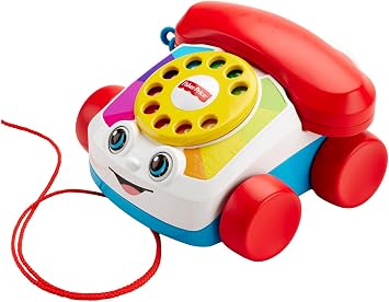 Fisher-Price Mon Téléphone Mobile à Tirer avec Cadran Rotatif