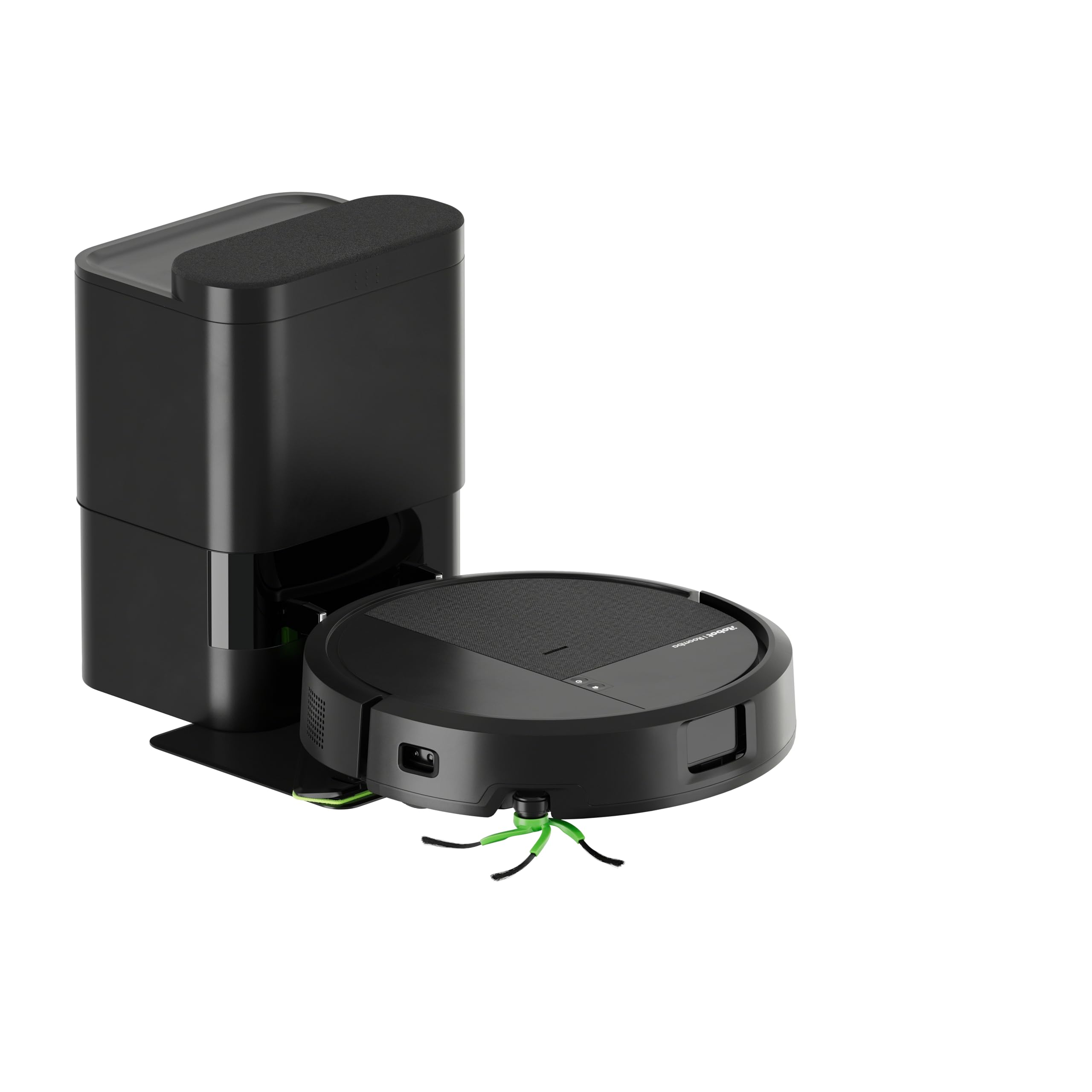 iRobot Roomba® 115 Combo Robot Aspirapolvere Lavapavimenti con AutoEmpty™ Dock, 15.000 Pa, SmartScrub™, Mappatura ClearView™ LiDAR, Aspirazione e Lavaggio 2 in 1, Nero