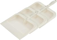 Vista 3 de Superio Recogedor de plástico resistente con mango de agarre cómodo, color beige, duradero, ligero, multisuperficie, fácil de barrer, 10 pulgadas