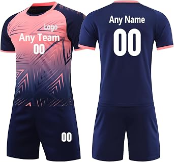 Youth soccer shirt childrens jersey tracksuit training shirt set customized soccer jerseys for mens kids