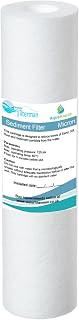 AquaHouse 10" Sediment Water Filter Cartridge for Reverse Osmosis, Water fed Pole & Partictle Filtration, fits Standard 10" Filter housings - 1 Micron