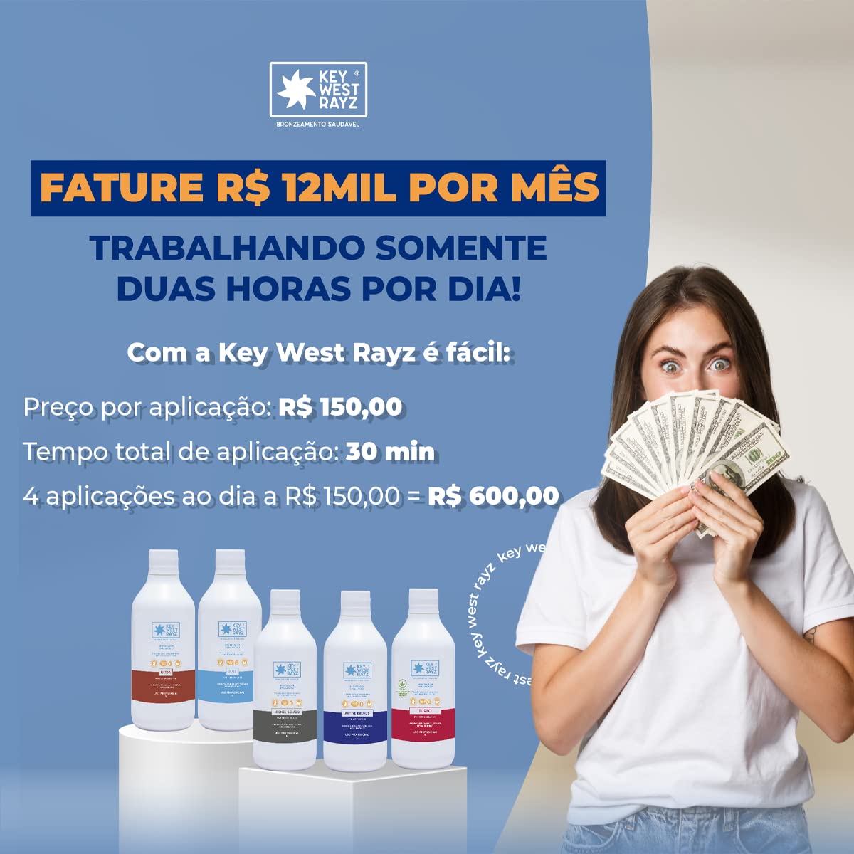 Solução Bronzeadora Por Vaporização KWR Plus 1L em promoção! Veja a oferta e mais achadinhos de Autobronzeadores 7 Hoje é o melhor dia para comprar Solução Bronzeadora Por Vaporização KWR Plus 1L com aquele preço maroto! Promoção! Aproveite a oferta! 7