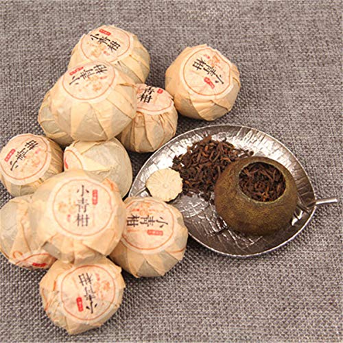 100g Premium Yunnan Maduro Pu-erh Té en caja Pequeño verde Citrus Puer Tea Té negro - Imagen 6