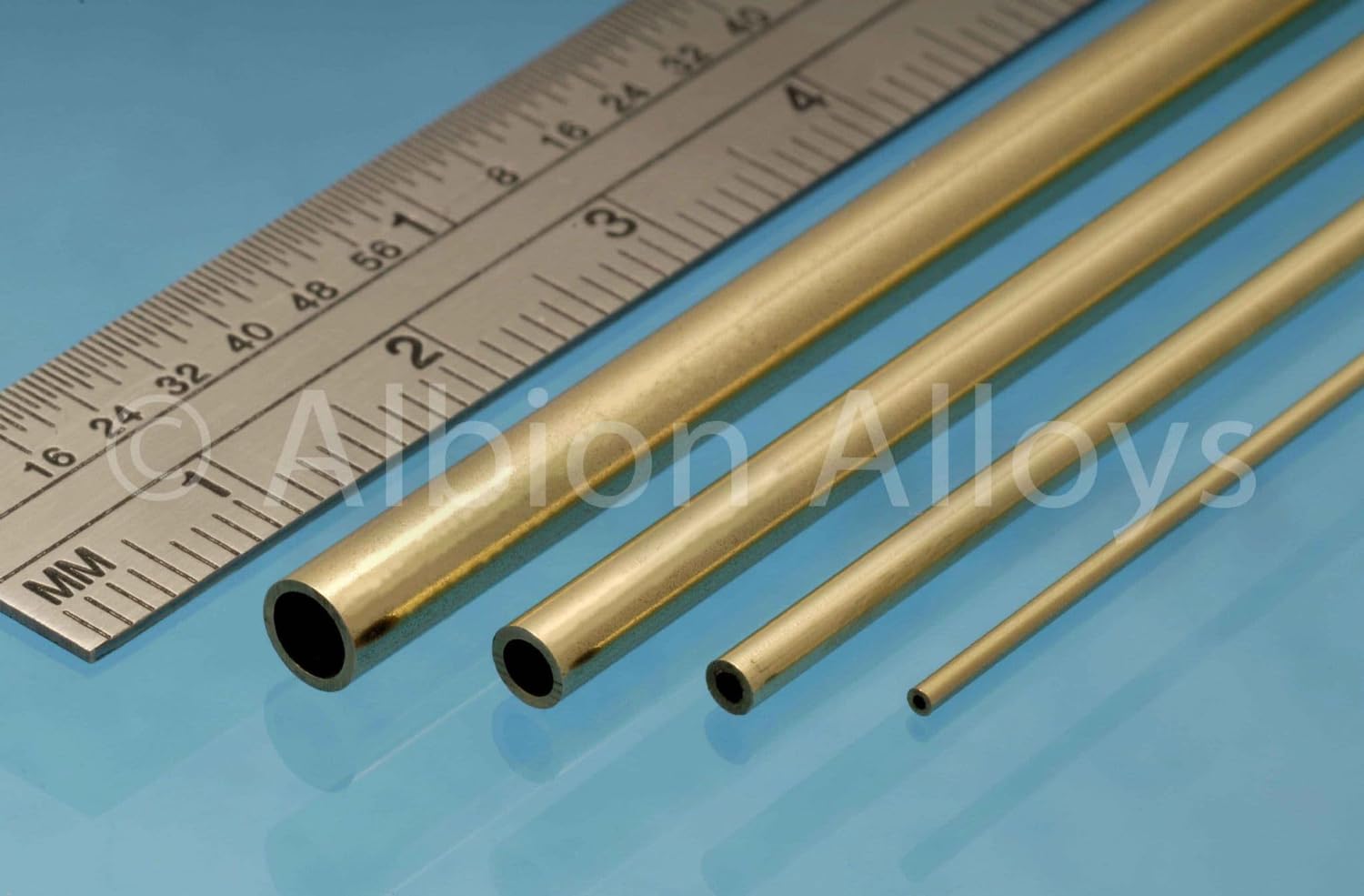 Albion Alloys Brass Micro Tube Pack 1.1mm, 1.3mm, 1.5mm & 1.7mm # SFT8