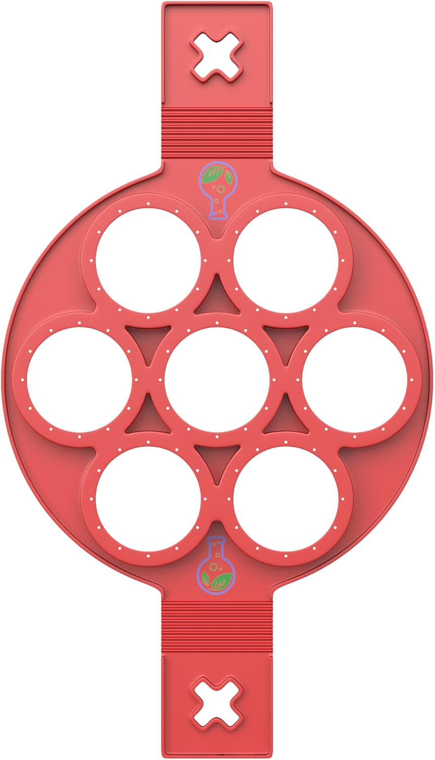 BIOPRONEXT Silicone Non Stick Pancake Maker 7 Circles