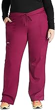 Cherokee Women Scrubs Pant Workwear Revolution Mid Rise Moderate Flare Drawstring WW120