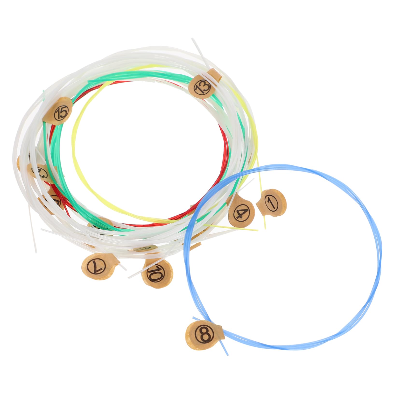 Garneck Harp Strings 15pcs Lyre String Set for Classical Lyre Players Instrument Accessories