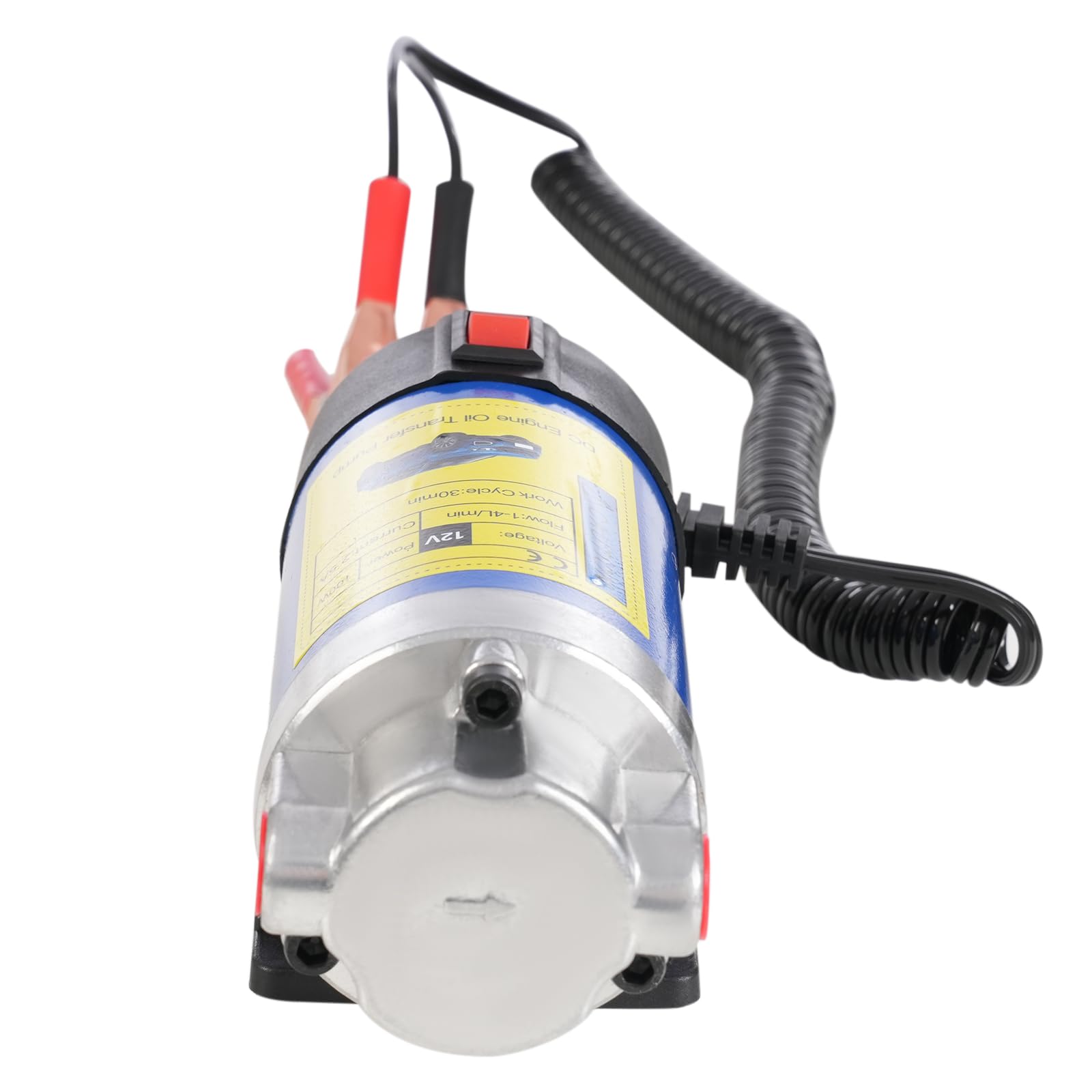 Pompa do oleju napędowego, 12 V, 100 W, elektryczna pompa ssąca na olej napędowy, 1-4 l/min, pompa do wymiany oleju silnikowego, pompa olejowa do samochodów, motocykli, łodzi, samochodów