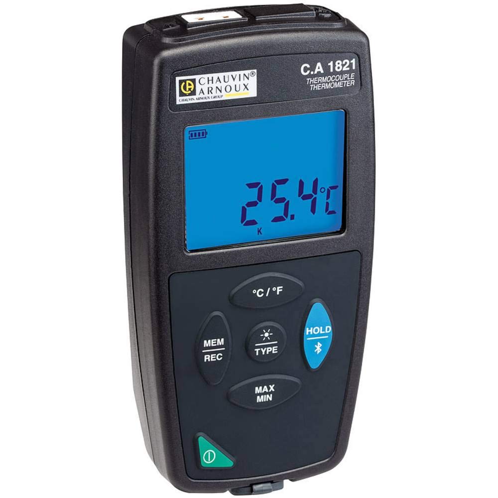 Chauvin Arnoux Digitales Thermometer, P01654821, Tragbar, 1 bis 1767 °C 0.1% + 0.6°C max, Messelement Typ Typ S, Typ R,