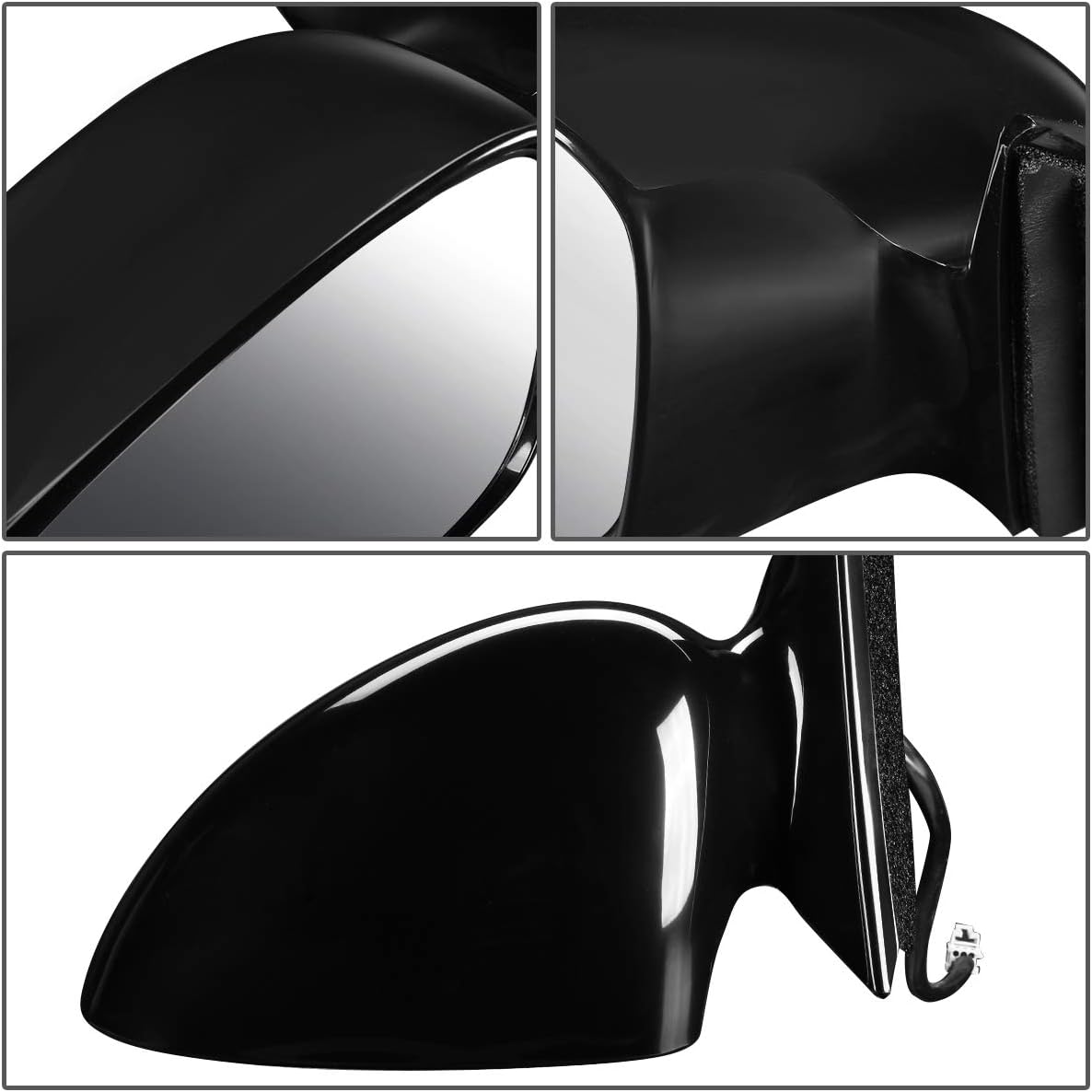 DNA Motoring OEM-MR-GM1320273 Factory Style Powered+Heated Left Side Door Mirror