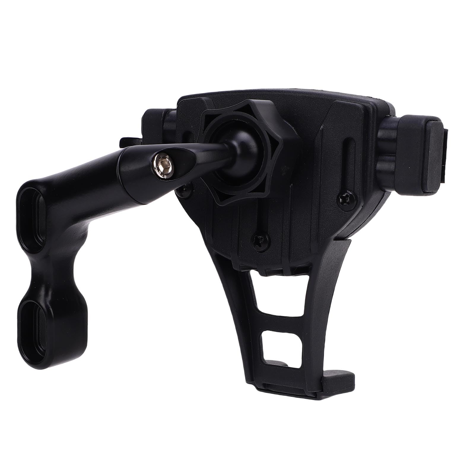 Uchwyt na Telefon Motocyklowy, Uchwyt na Smartfona, Wspornik Nawigacyjny z Przesuniętym Uchwytem, ​​zamiennik dla Gold Wing 2018-2024 (BLACK)