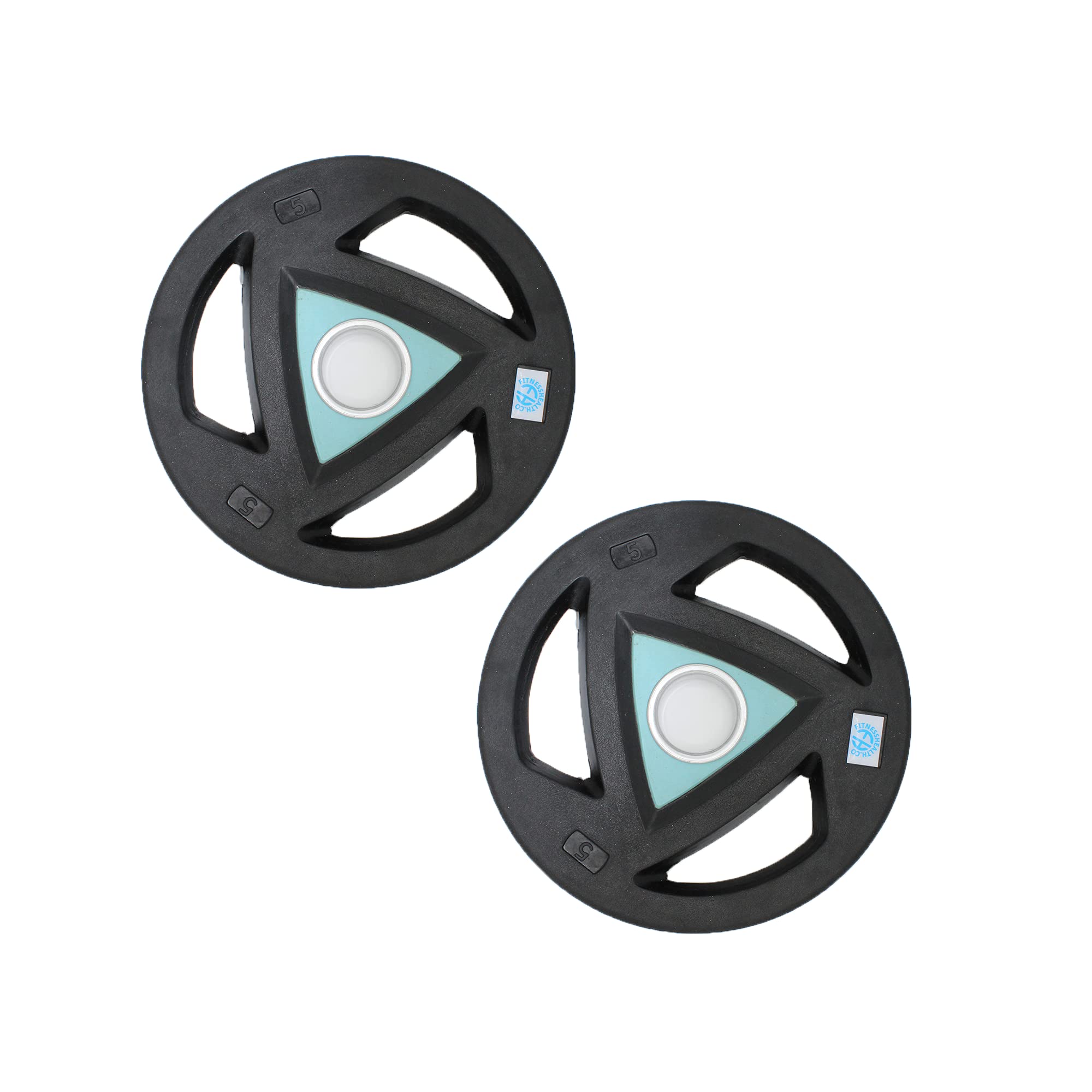 FH Rubber Olympic Weight Premium Plates | 1.25kg 2.5kg 5kg 10kg 20kg | 2" Barbell Plates for GYM Bar Ego Style (2.5)