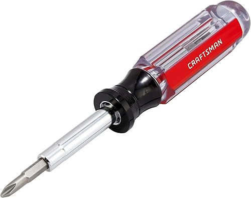 Miniatura 7 de CRAFTSMAN Juego de destornilladores múltiples, 6 en 1, mango de acetato (CMHT66052)