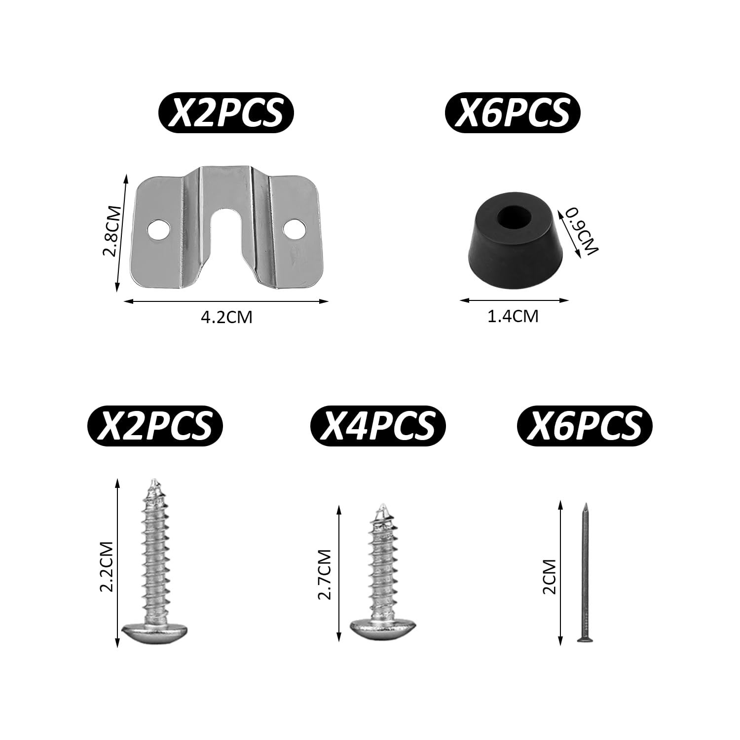 KRYMSON 2 juegos de accesorios de montaje para diana, juego de soporte para diana, ganchos de pared, accesorios para colgar diana, accesorios para dardos