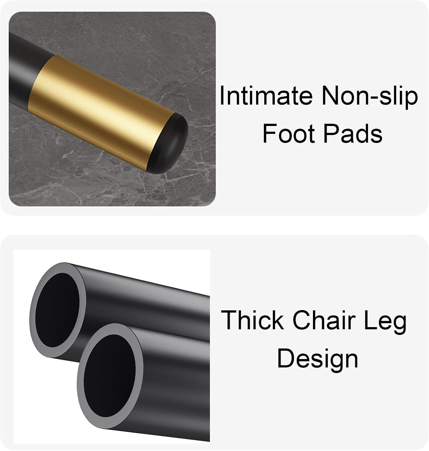 Vanity Chairs,Faux Leather Vanity Stool,Round Upholstered Makeup Vanity Chair with Black Metal Legs,Stool for Makeup Room,Vanity Room