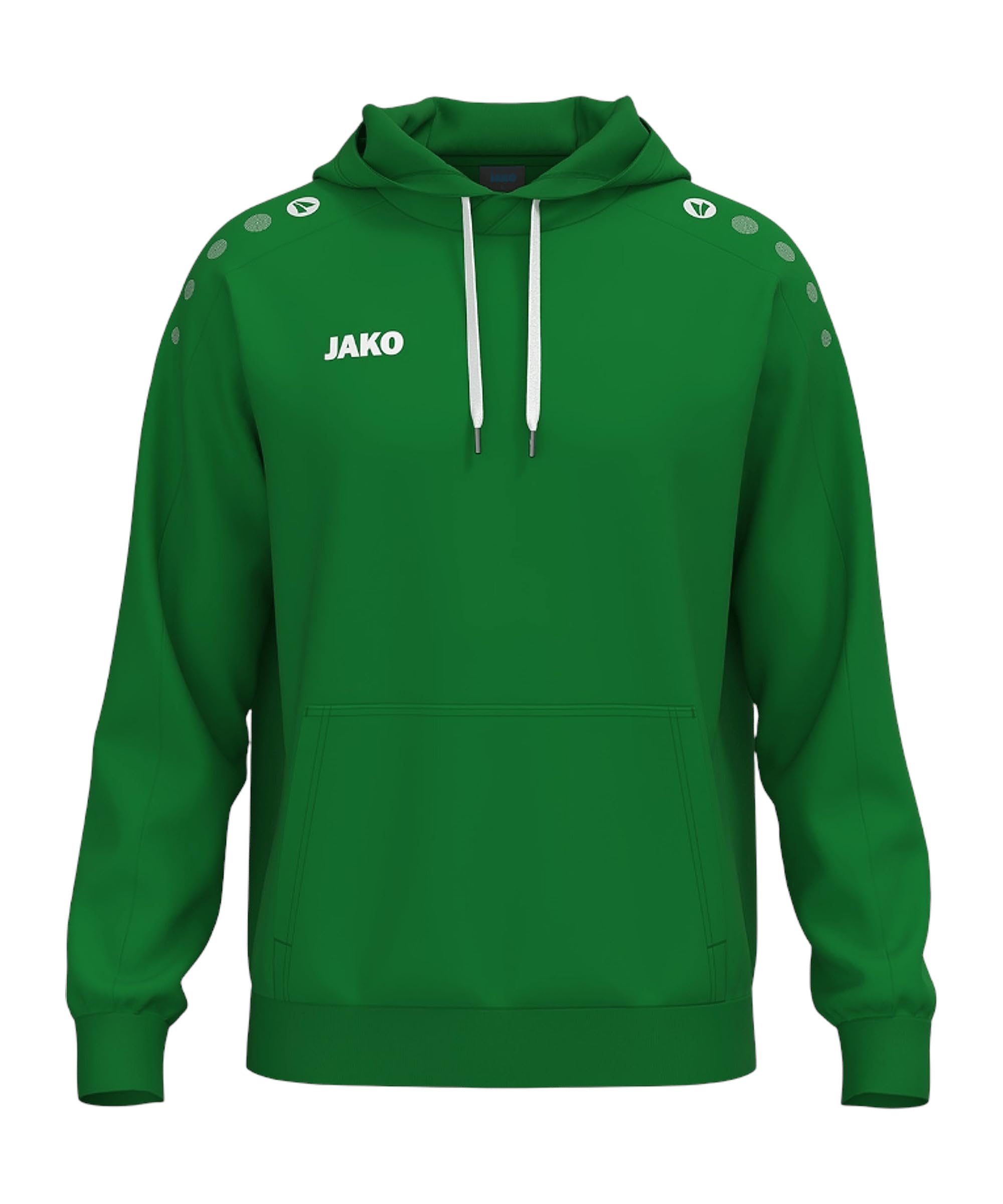 JAKO Unisex One Cotton Hooded Sweatshirt, Sport Green, M