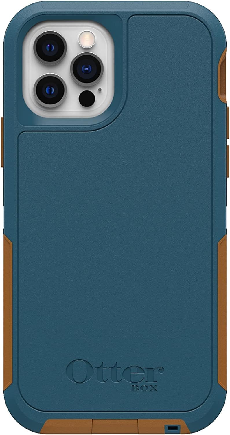 OtterBox Defender Series Screenless Case with Magsafe for iPhone 12 & 12 PRO (ONLY) Non-Retail Packaging - Autumn Lake - with Microbial Defense