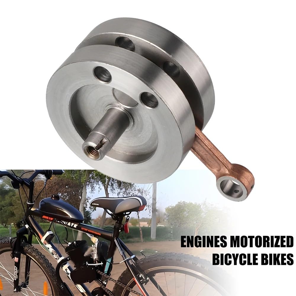 Kit di modifica cilindro moto Manovella dell'albero motore a cerchio completo adatta per accessori motore per bicicletta motorizzata da 80 cc