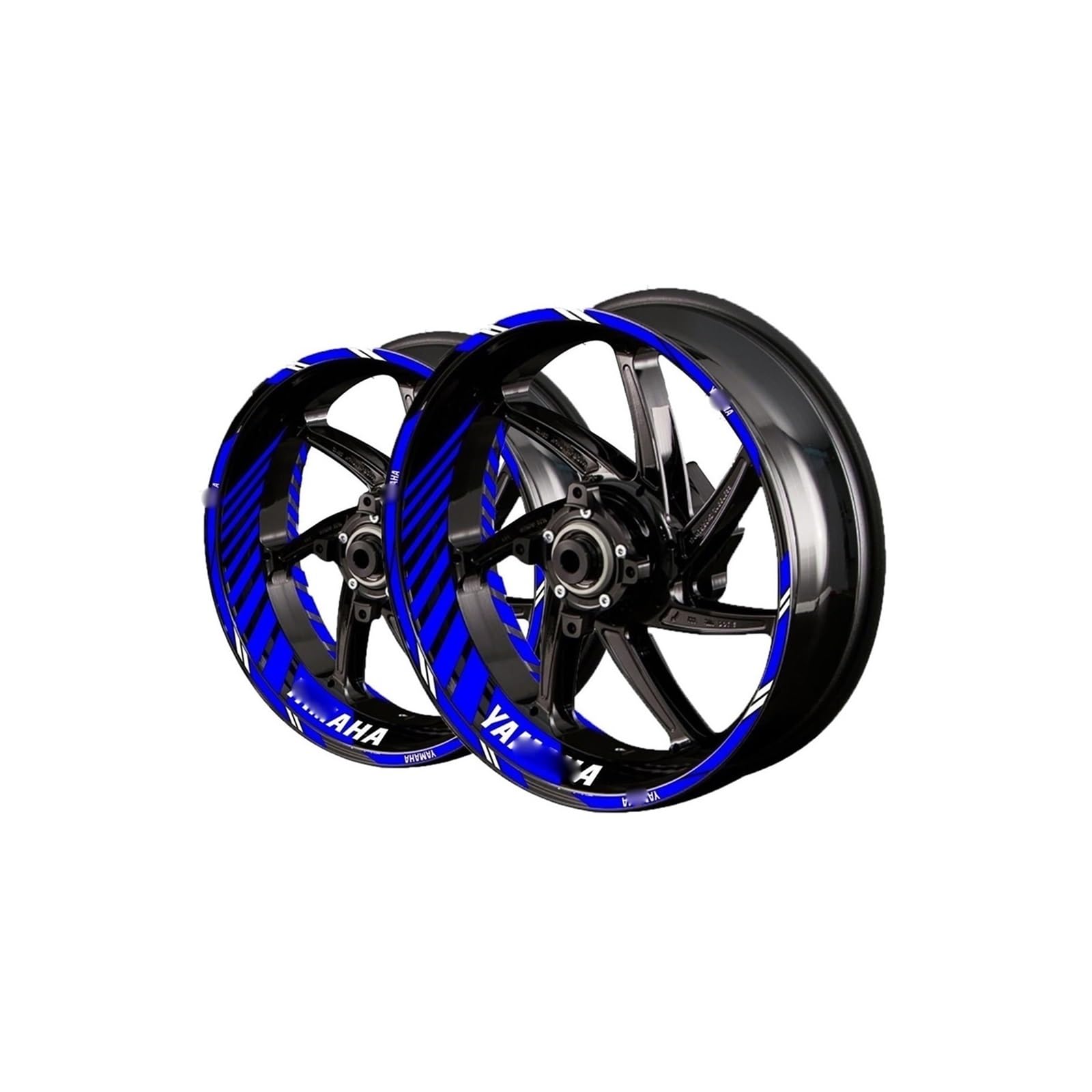 for for R1 for R3 for R15 for R1m for R6 for Mt07 for Mt09 for FZ6 for R15 Wr450f Hp4 for YZF Stickers Wheel Rim Decal(20)