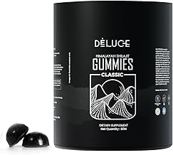 Deluce Himalayan Shilajit Gummies, 30 Count, Natural Energy and Stamina Support, 75% Fulvic Acid, 85 Trace Minerals (1)