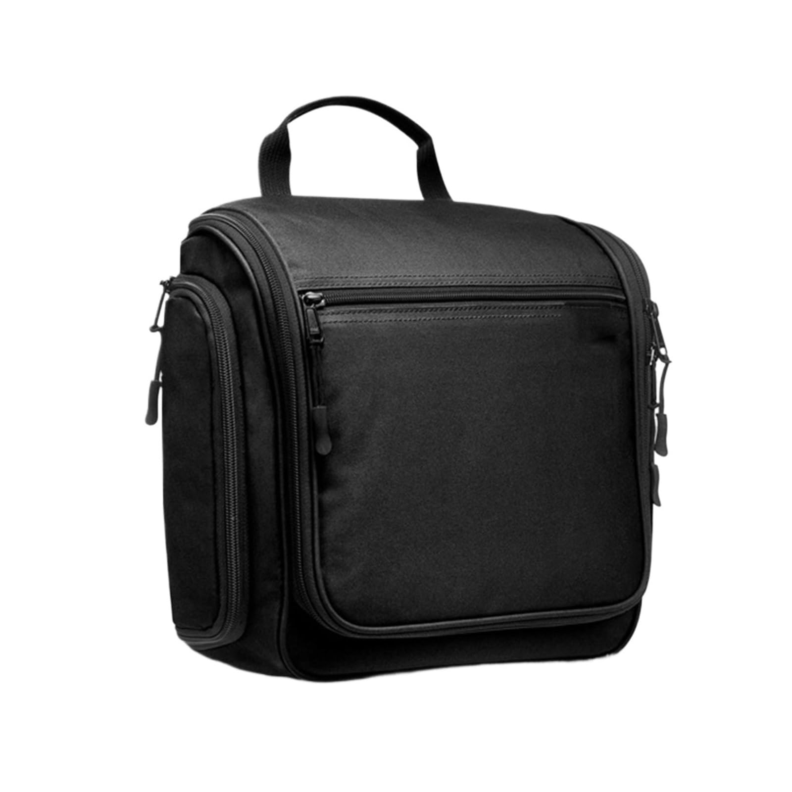 Hängende Reise-Organizer Reise-Organizer-Tasche for Aufhängen, Make-up-Tasche, große Kapazität, Kosmetiktasche für Damen Herren(Black)