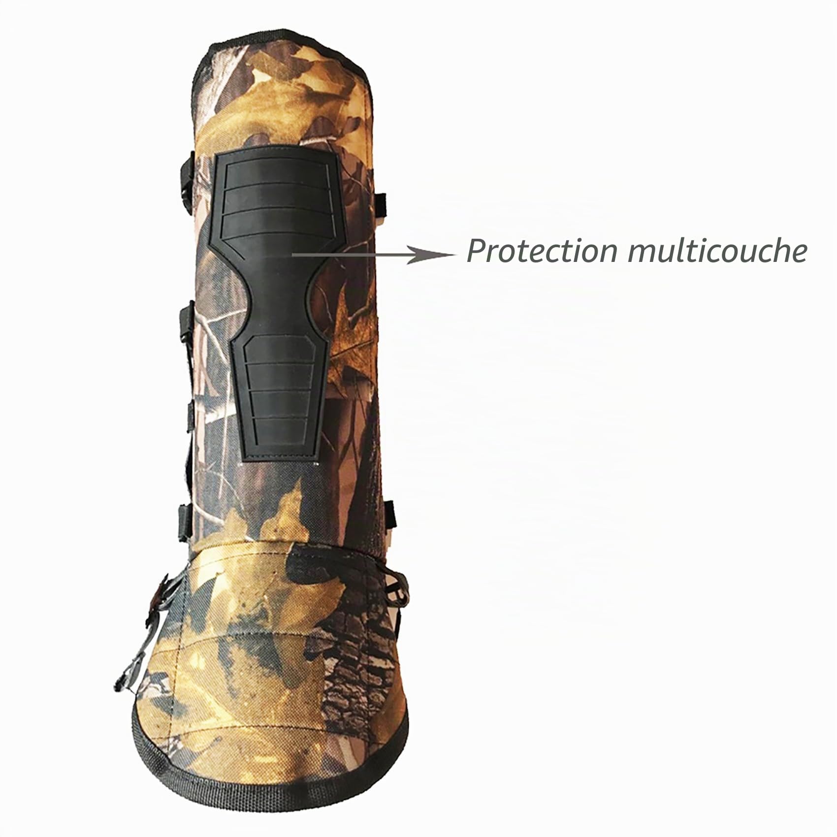 Serpent Guêtres Inférieur Jambe Armor Snake Bite Leggings Imperméables Protection Confortable pour Chasse Randonnée Extérieur (Une Paire), Taille Universelle
