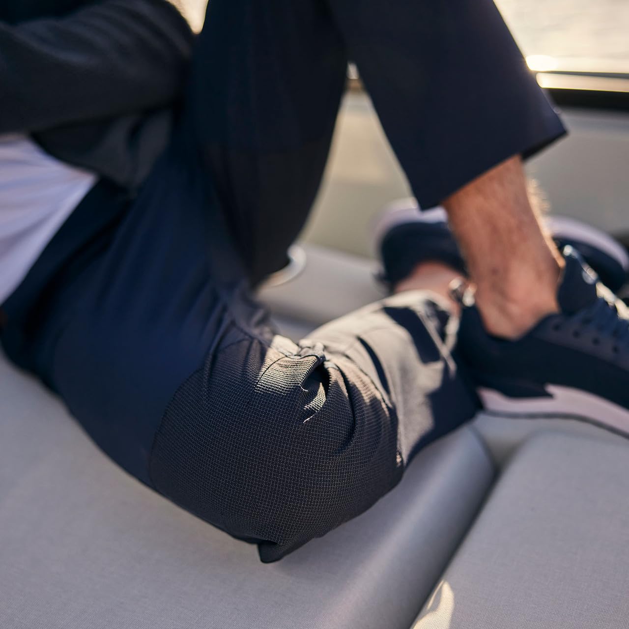 Gill Pantaloni da uomo elasticizzati UV, asciugatura rapida, protezione solare UV 50+ e finitura idrorepellente senza PFAS