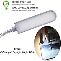 Vista 4 de Luz LED para máquina de coser (6 W, 2 unidades), color gris y negro