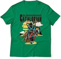 Camiseta Geek Masculina The Catalorian Mandalorian Cat 7 Cores