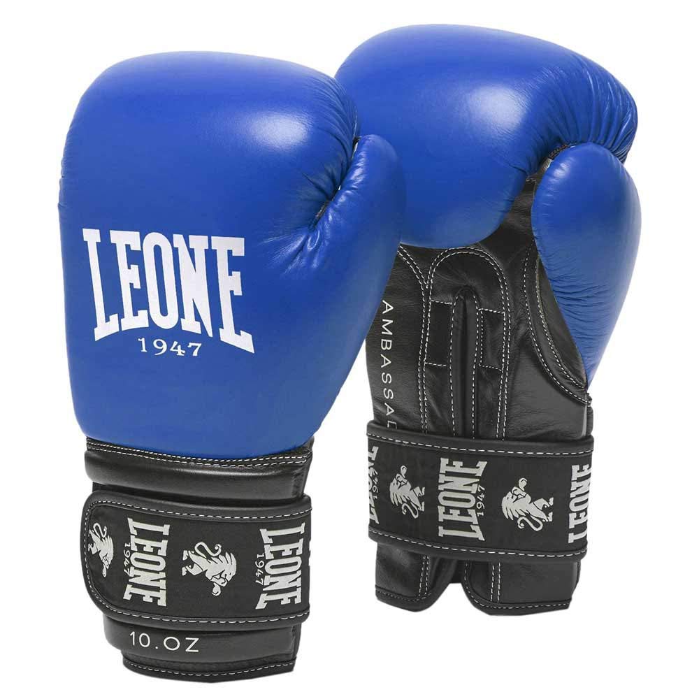 LEONE 1947 Ambassador, Guantoni da Boxe Unisex Adulto, Blu, 10ozM