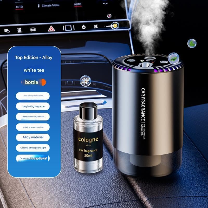 Car Aromatherapy Diffusers for Essential Oils Mini USB Air Scent Small Humidifier for Car Room Home (Aromatherapy)