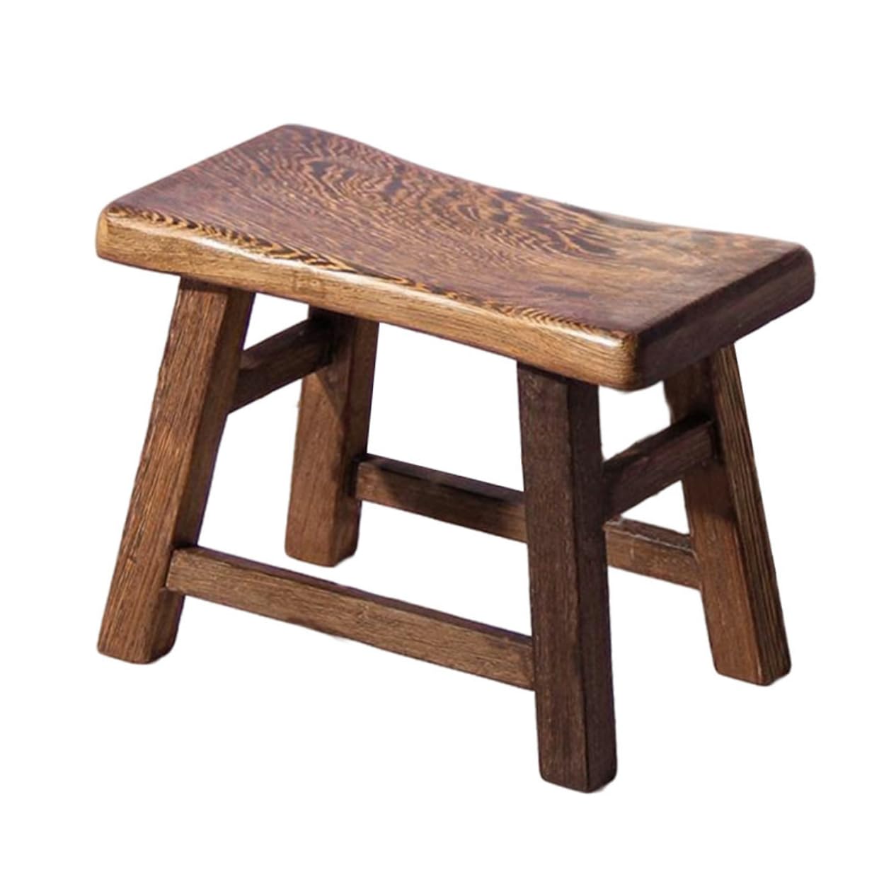 Tabouret massif Milisten pour lit et salle de bain en bois