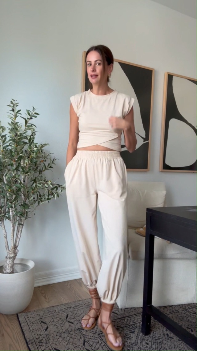 TOPSRANI Women Two Piece Outfits Casual Sweatsuits Bodycon