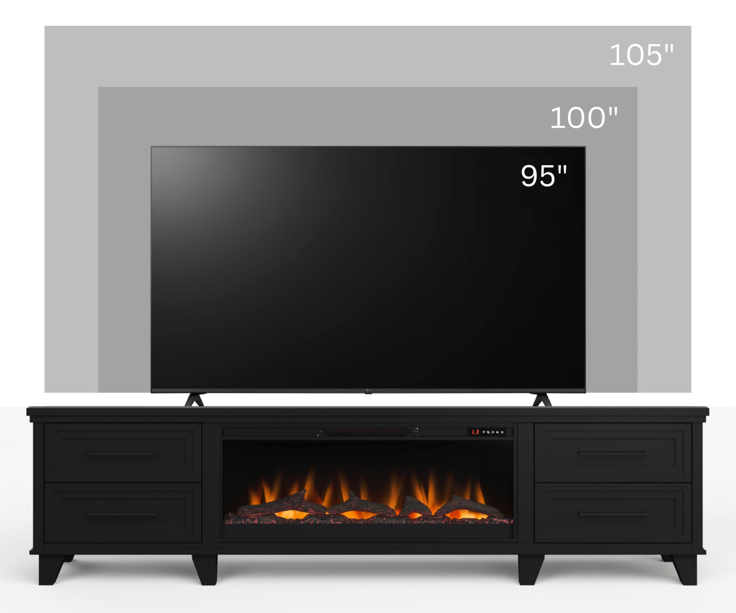Amazon.com: Realcozy Sonoma Transitional 97 inch Electric