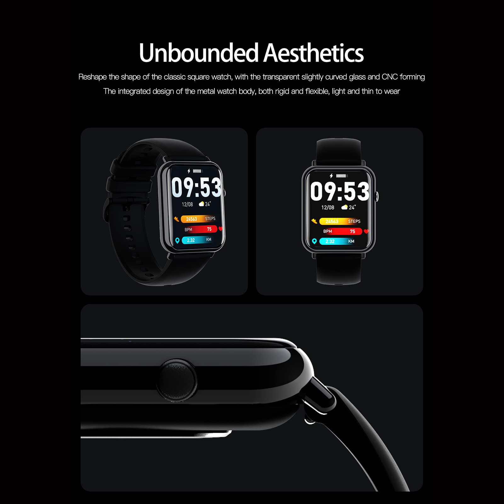 Orologio fitness impermeabile collegato braccialetto uomo donna sportivo,con monitoraggio della frequenza cardiaca sonno,Monitor della frequenza cardiaca,Lunga durata per Android iOS, rosso