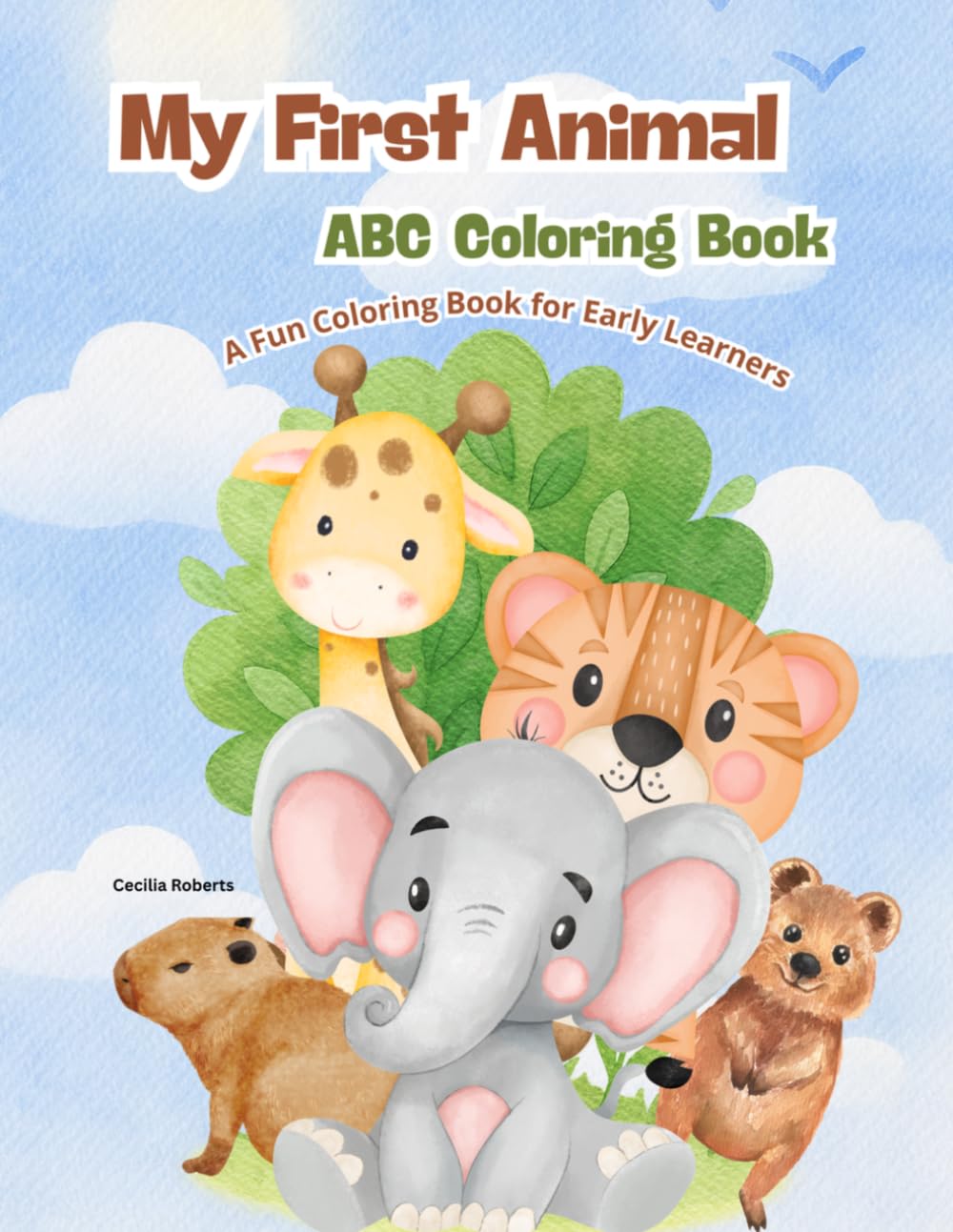 My First Animal ABC Coloring Book: A Fun Coloring Book for Early Learners