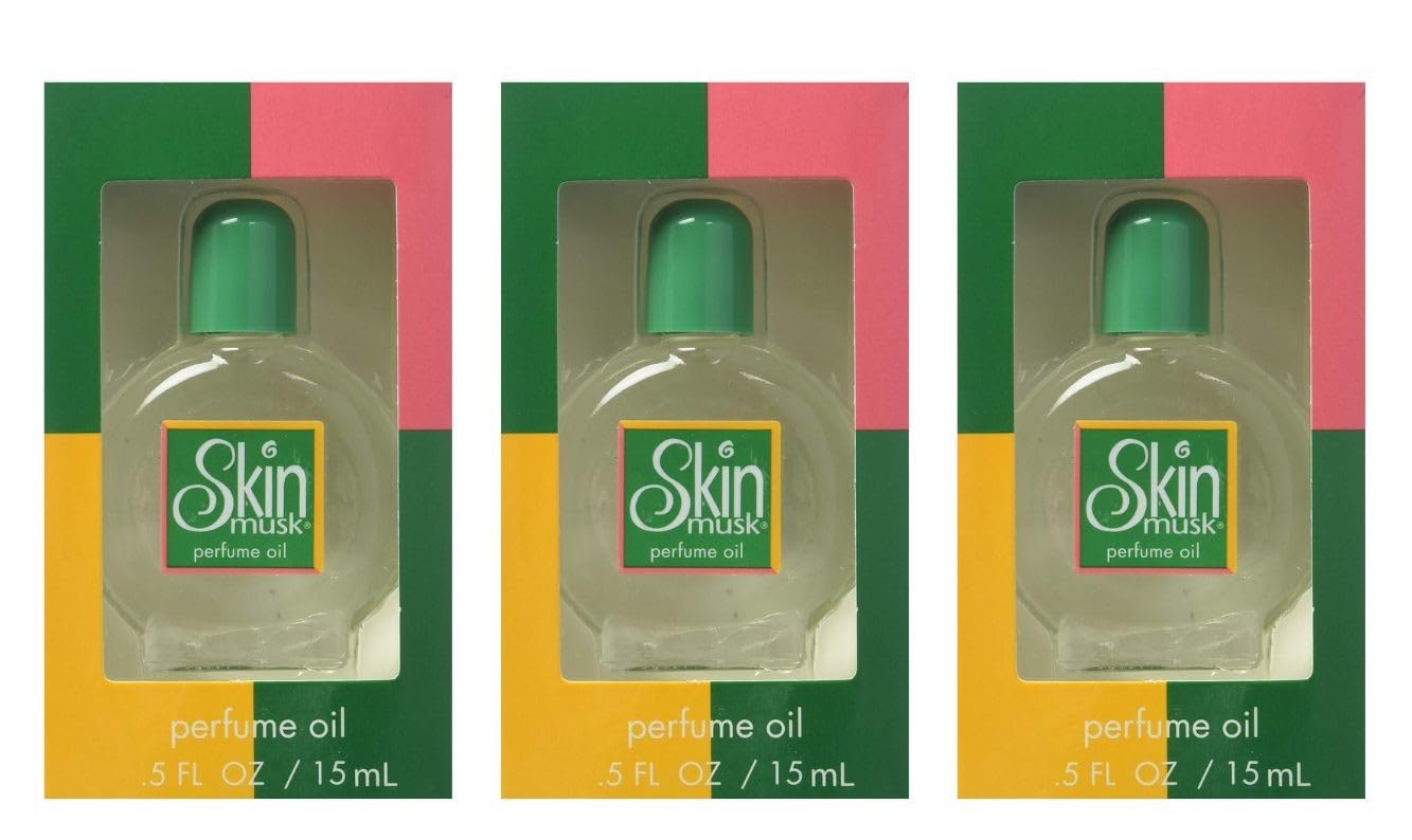 Skin Musk Perfume Oil 0.50 oz (Pack of 3)