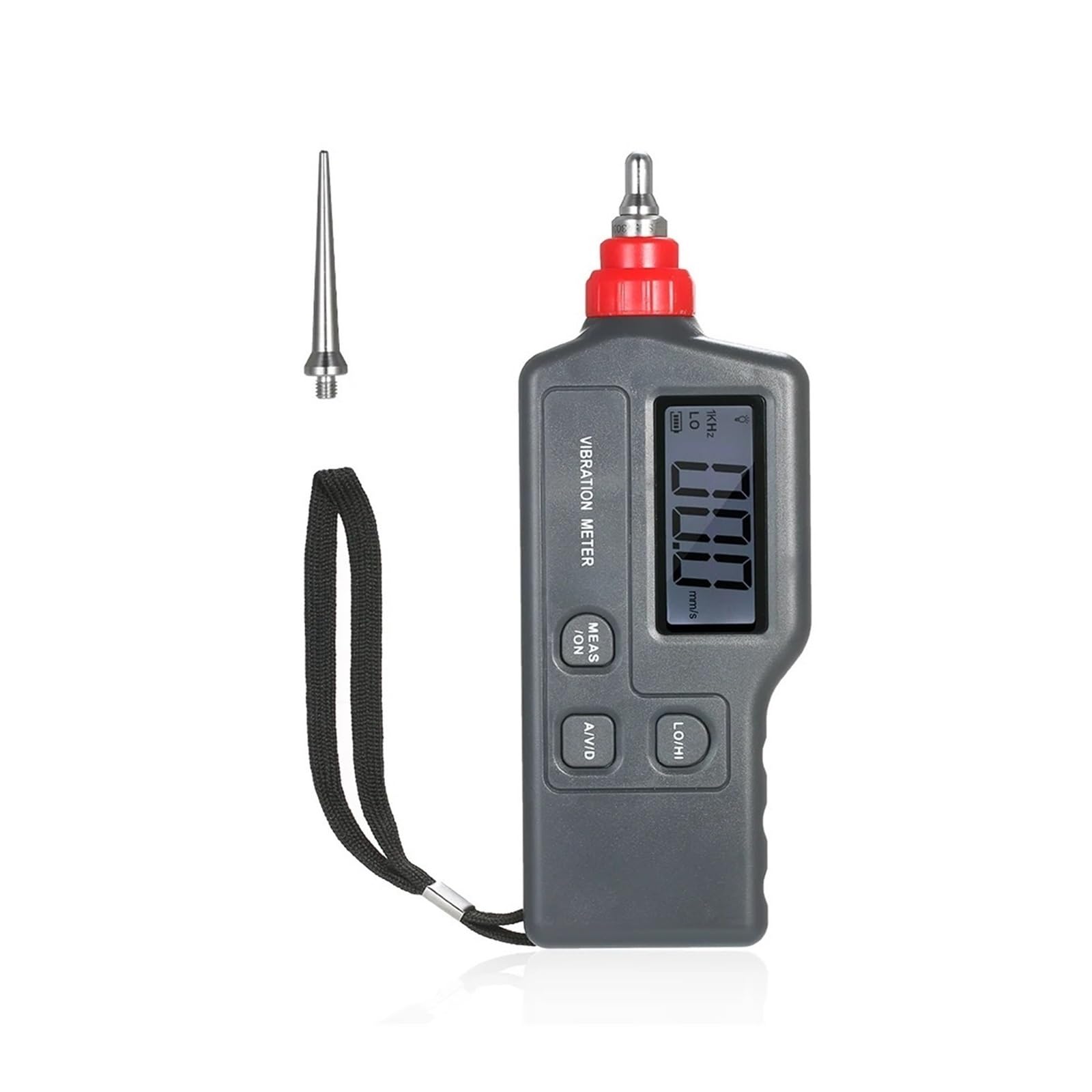 Vibromètre, Vibromètre numérique portable avec écran LCD, analyseur de vibrations, testeur vitesse d'accélération sortie CA