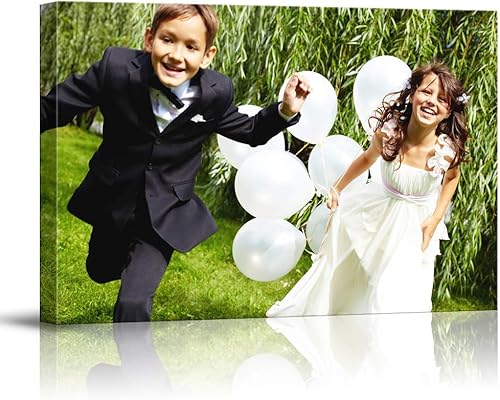 SIGNWIN Lienzo impreso personalizado con tus fotos fotos personalizadas a lienzo enmarcado 11 x 14 pulgadas