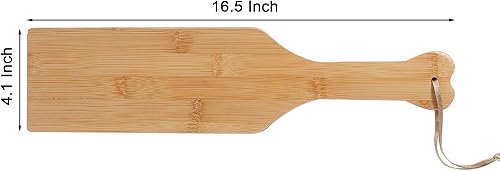 Miniatura 4 de Paleta de bambú, paleta lisa y duradera de 16.5 pulgadas