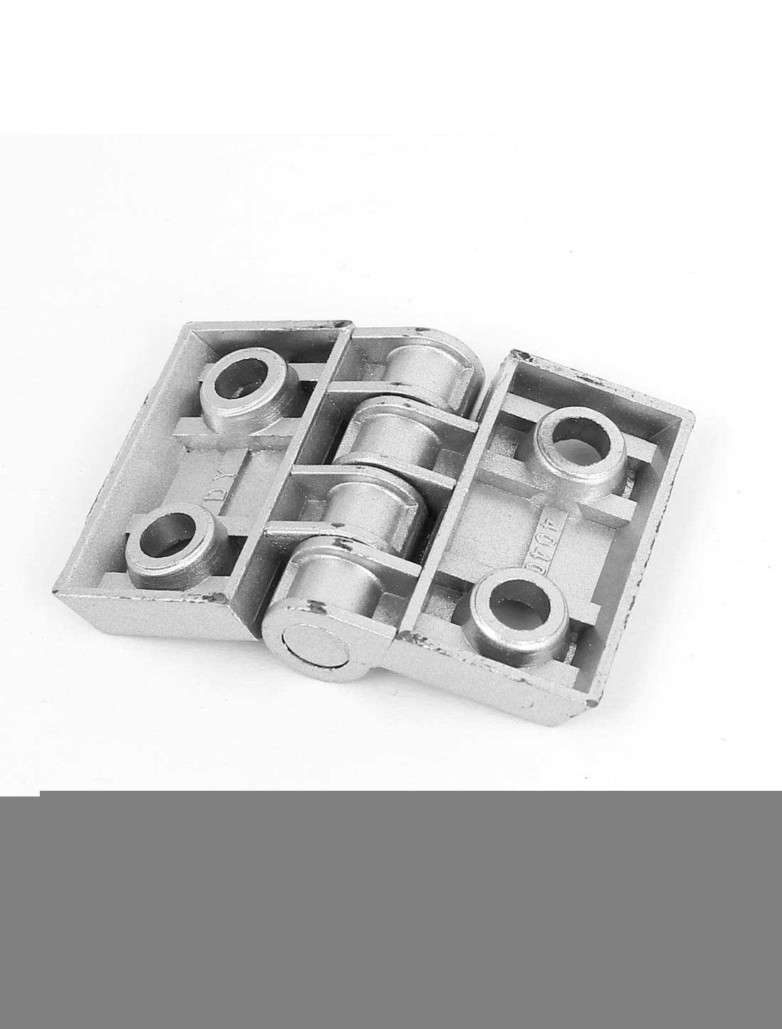 Aexit 44mm x Clothes Hangers 64mm 2 Leaves Reinforced Aluminum Door Bearing Butt Hinge Children's Clothes Hangers Silver Tone