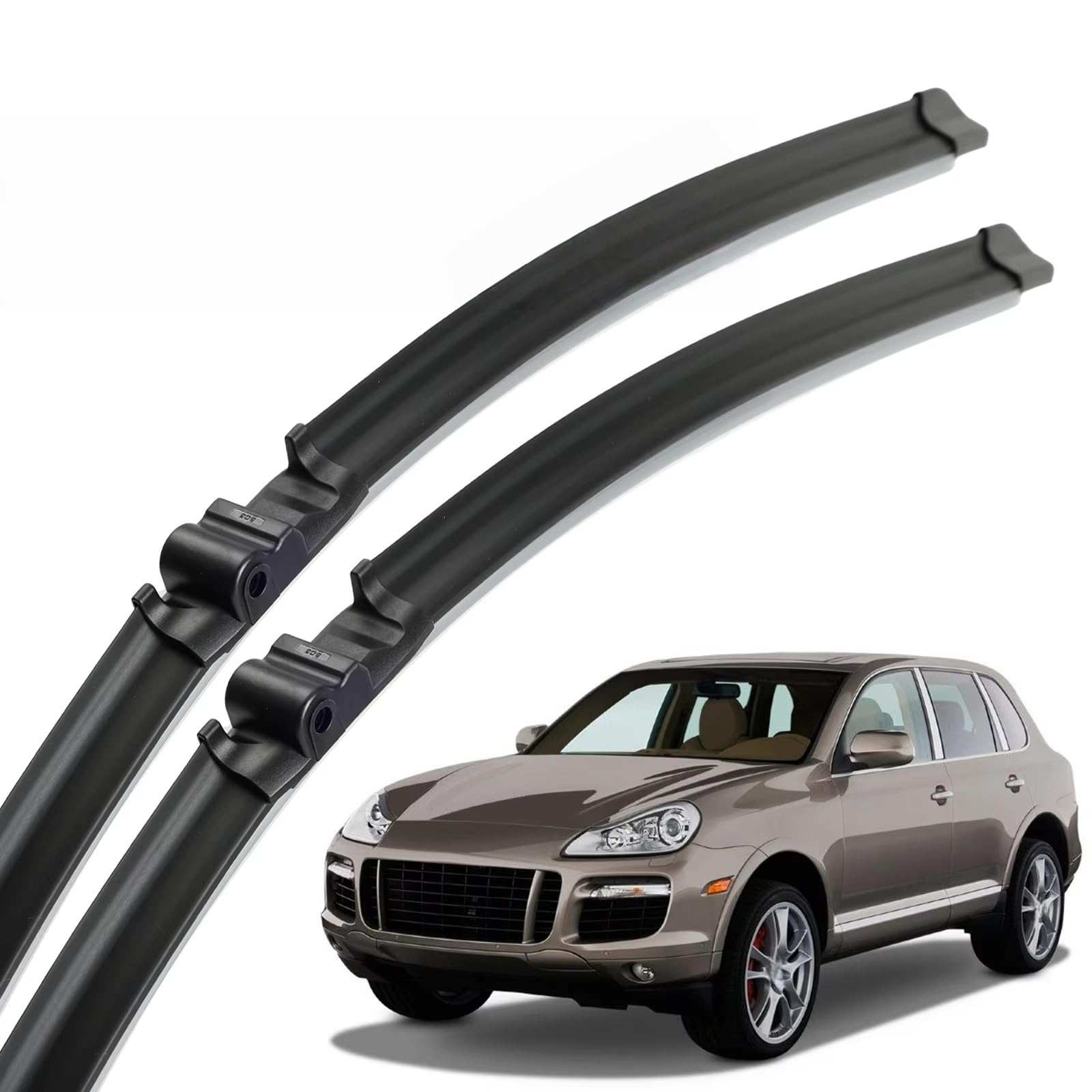 PAPEP Windscreen Wiper Blades for Porsche Cayenne 2003-2006 26"+26", Front Replacement Wipers OEM Quality Water Repellent Rubber Automotive Windshield