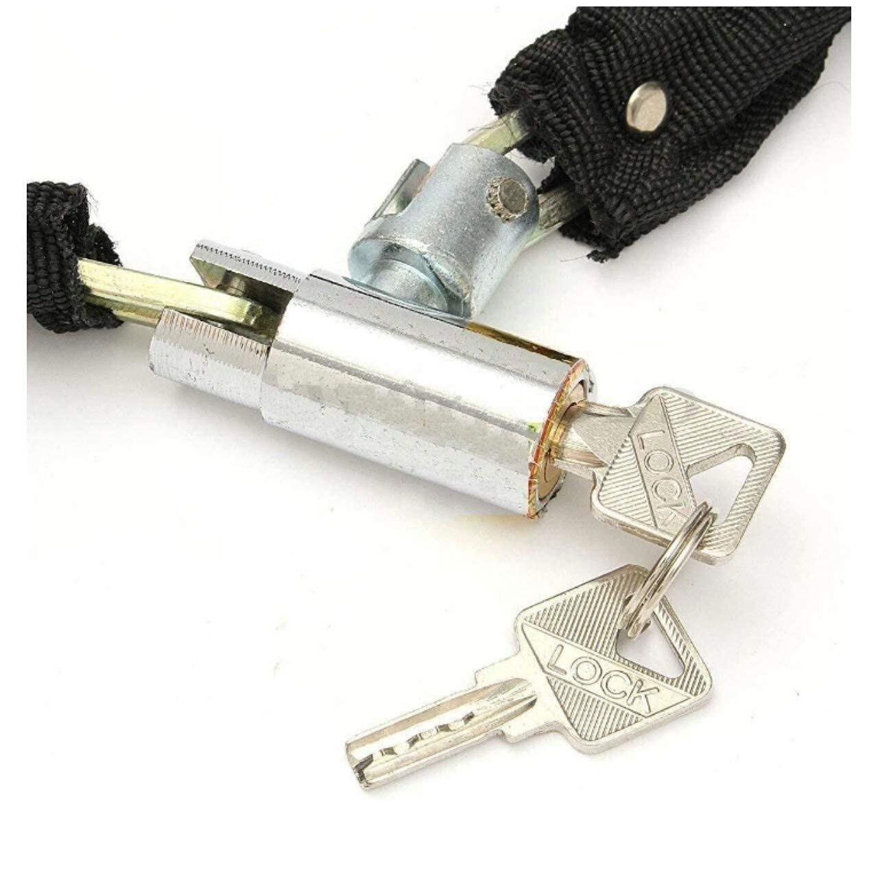 MAISON Strong Steel Chain Bicycle Lock Cover with Cloth and 2 Keys Black (35 Inches Long) (B0CWDLZ21P) Amazon Price History, Amazon Price Tracker